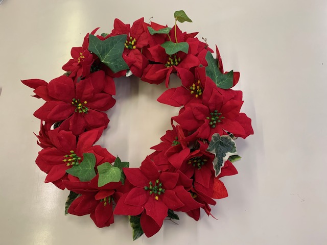 クリスマスリース仕上り見本