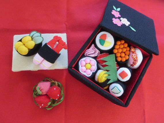 ＜和布で小物作り・お寿司セット（全4回）＞